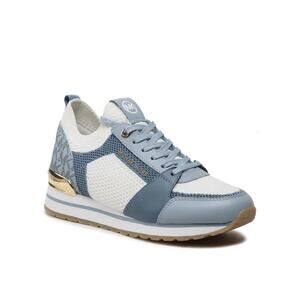 Billie Knit Trainer Pale Blue Multi Women's Lace up casual Shoes Sz 7.5 M